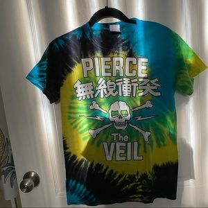 pierce the veil tie dye tee